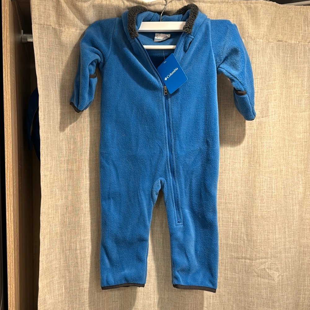 Columbia Fleece Bunting Baby Bear Hood